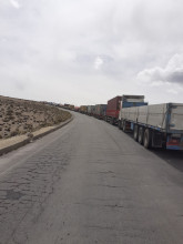 La Ruta de las viguñas a la frontière entre Chilie et Bolivie
